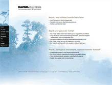 Tablet Screenshot of kapok.de