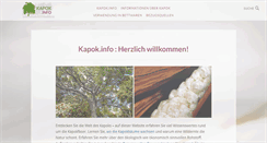 Desktop Screenshot of kapok.info